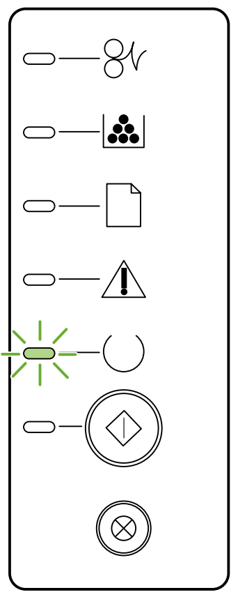 معنی چراغ های پرینتر HP 2015