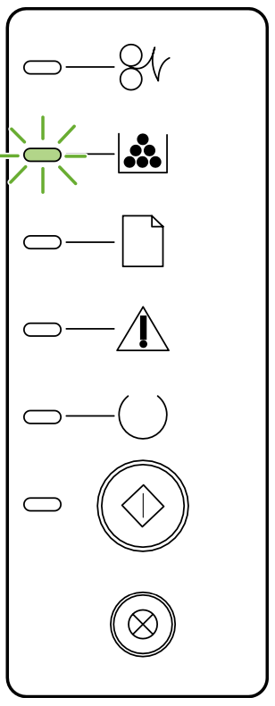 معنی چراغ های پرینتر HP 2015