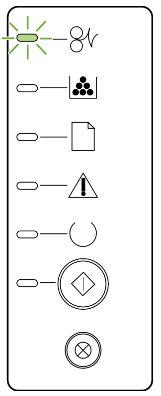 معنی چراغ های پرینتر HP 2015