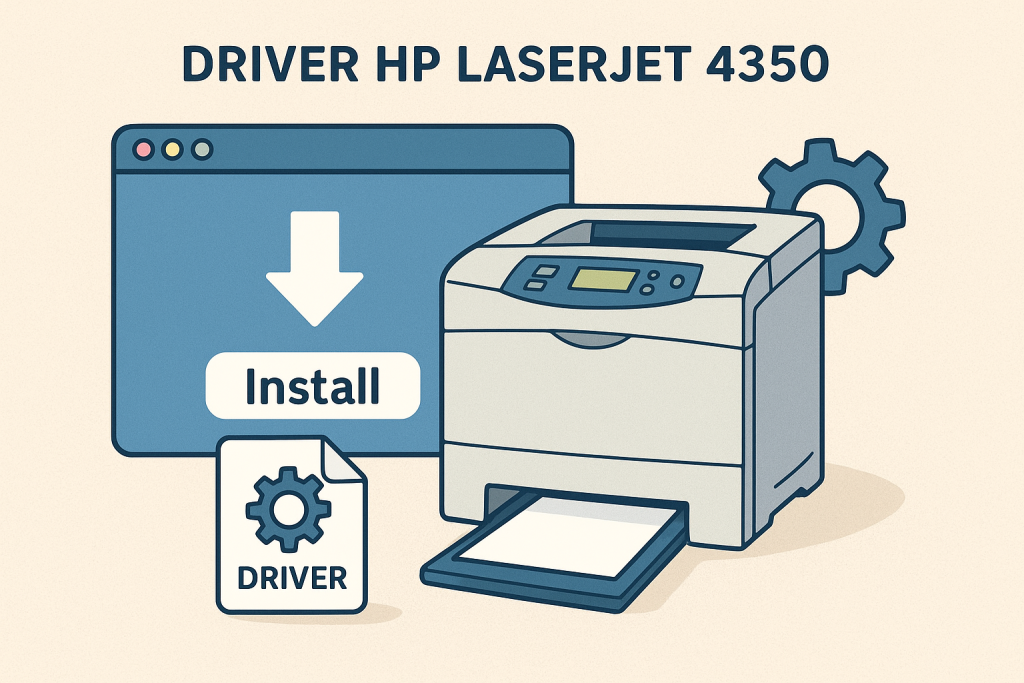درایور پرینتر HP LaserJet 4350