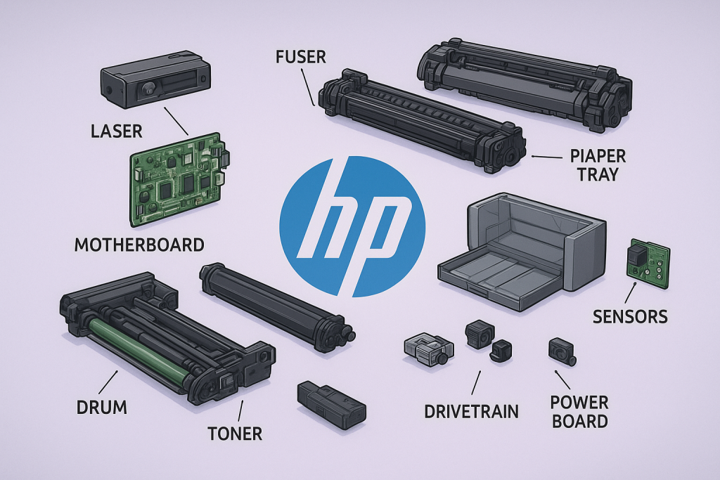 فروش قطعات پرینتر HP