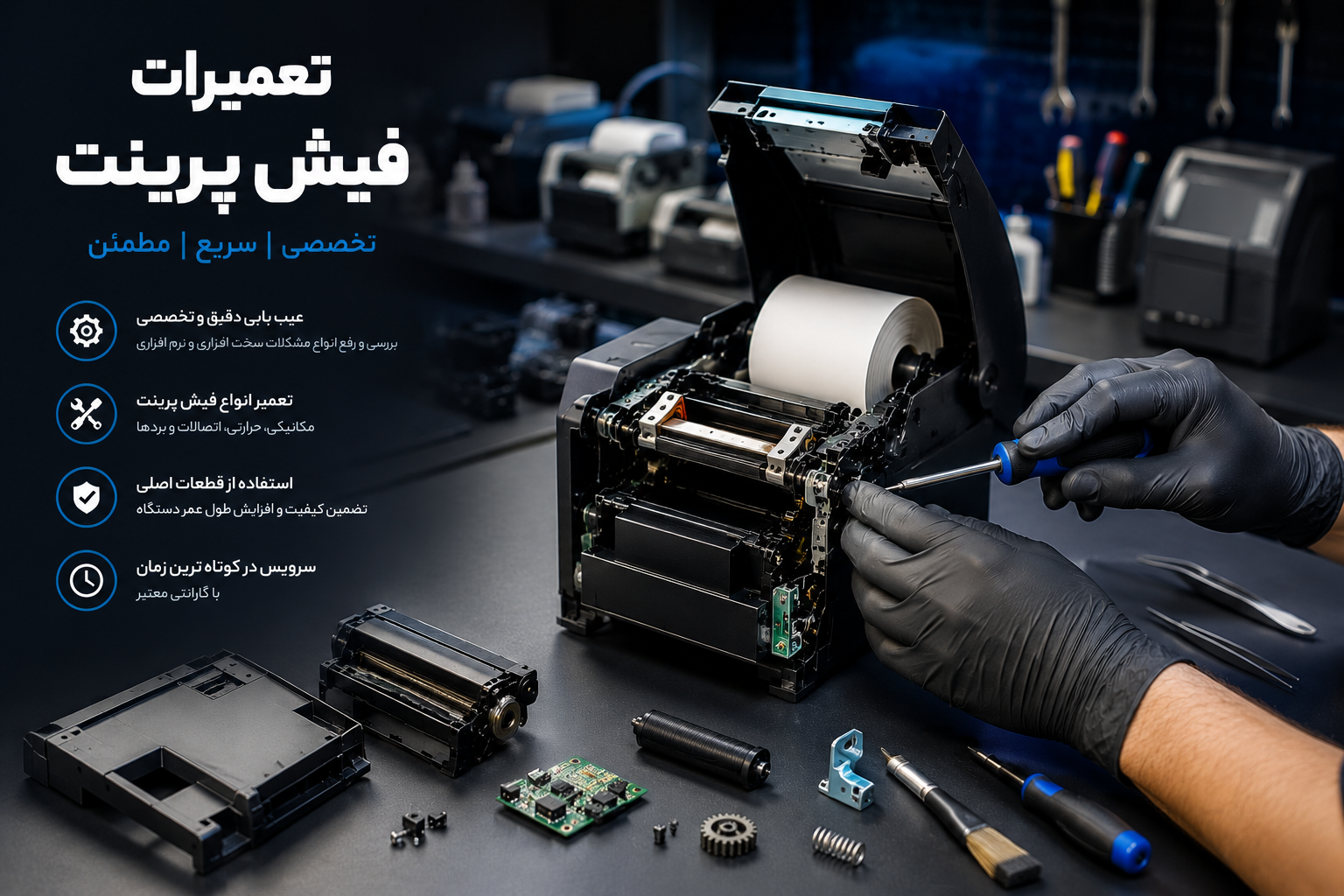 تعمیرات فیش پرینت